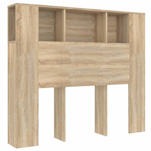 vidaXL Armoire de t&ecirc;te de lit ch&ecirc;ne sonoma 120x18,5x102,5 cm