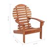 vidaXL Chaise Adirondack Bois d'acacia massif