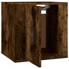 vidaXL Meuble TV mural Ch&ecirc;ne fum&eacute; 40x34,5x40 cm