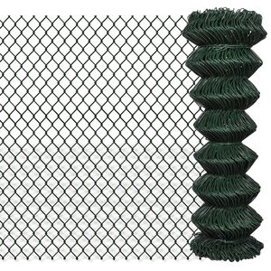 vidaXL Cl&ocirc;ture &agrave; mailles losang&eacute;es Acier 1,25x25 m