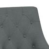 vidaXL Chaises pivotantes &agrave; manger lot de 4 Gris fonc&eacute; Tissu