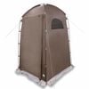 vidaXL Tente de douche marron imperm&eacute;able