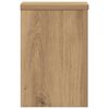 vidaXL Supports pour plantes 2 pcs ch&ecirc;ne artisanal bois d'ing&eacute;nierie