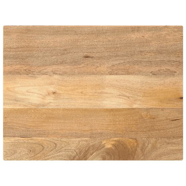 vidaXL Dessus de table 80x50x3,8 cm rectangulaire bois massif manguier