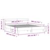 vidaXL Cadre de lit sans matelas gris b&eacute;ton 200x200 cm