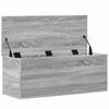 vidaXL Bo&icirc;te de rangement sonoma gris 90x35x35 cm bois d'ing&eacute;nierie