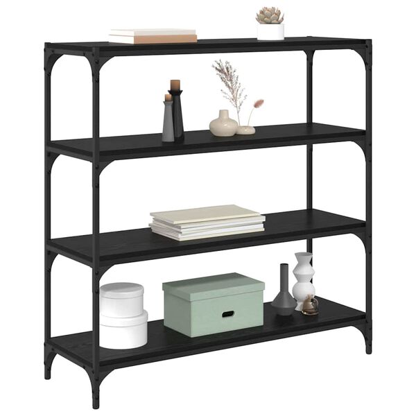 vidaXL Biblioth&egrave;que Ch&ecirc;ne noir 100 x 33 x 100 cm