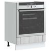 vidaXL Armoire de four Lucca sonoma gris bois d'ing&eacute;nierie