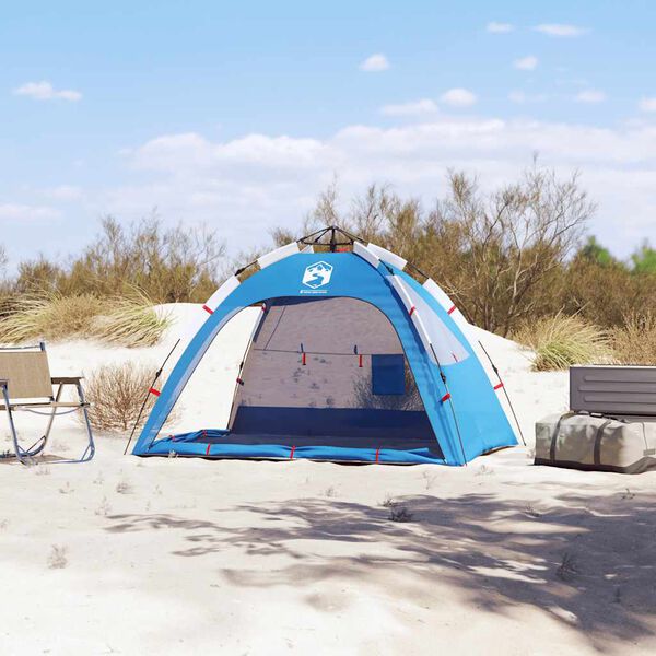 vidaXL Tente de plage 2 personnes lib&eacute;ration rapide imperm&eacute;able