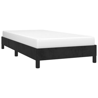 vidaXL Cadre de lit sans matelas noir 80x200 cm velours