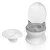 Baninni Pot de toilette avec son Pippe Gris et blanc