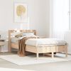 vidaXL Cadre de lit sans matelas 75x190 cm bois de pin massif
