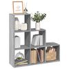 vidaXL &Eacute;tag&egrave;re s&eacute;paratrice de pi&egrave;ce &agrave; 3 niveaux sonoma gris 99x29x99cm