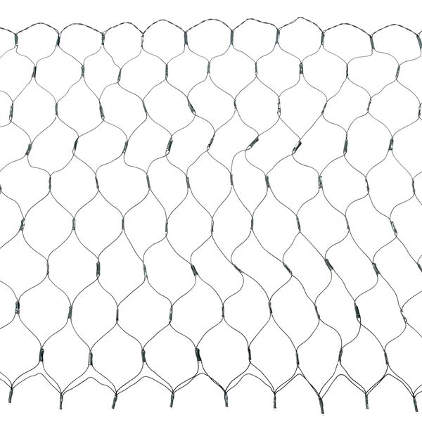 vidaXL Filet LED Vert fonc&eacute;