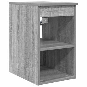 vidaXL Meuble de Salle de Bain In-between Sonoma gris 30 x 35 x 50 cm