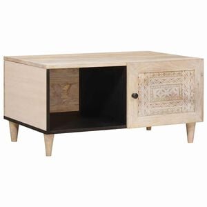 vidaXL Table basse Blanc 100 x 54 x 40 cm Bois d'ing&eacute;nierie