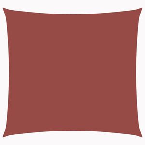 vidaXL Voile de parasol tissu oxford carr&eacute; 3,6x3,6 m terre cuite