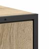 vidaXL Ensemble de mobilier de salle de bain avec &eacute;tag&egrave;re 3 pcs Marron