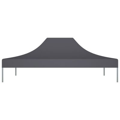 vidaXL Toit de tente de réception 4,5x3 m Anthracite 270 g/m²
