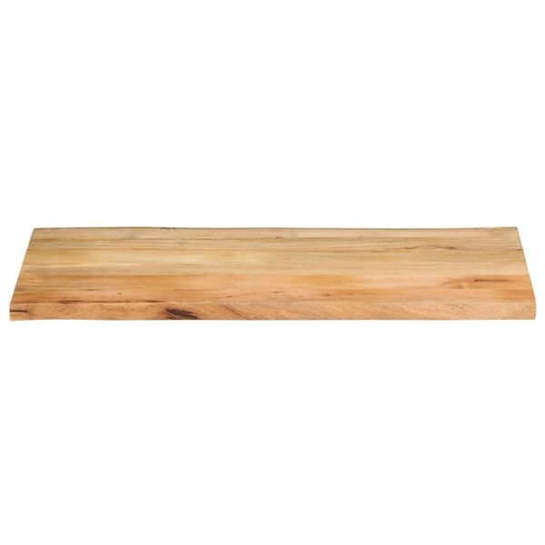 vidaXL Dessus de table 120x60x2,5 cm bord vivant bois massif manguier