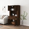 vidaXL Buffet haut Ch&ecirc;ne marron Bois d'ing&eacute;nierie