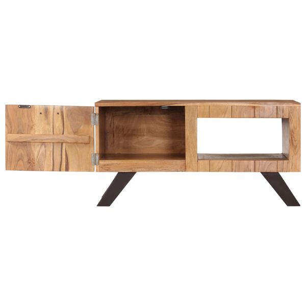 vidaXL Table basse 90x50x45 cm Bois d'acacia massif