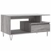 vidaXL Table basse Sonoma gris 90x49x45 cm Bois d'ing&eacute;nierie