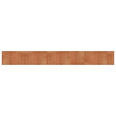 vidaXL Tapis rectangulaire marron 60x500 cm bambou