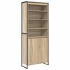 vidaXL Armoires Hautes 2 pcs Sonoma 60 x 36 x 300 cm Bois d'ing&eacute;nierie