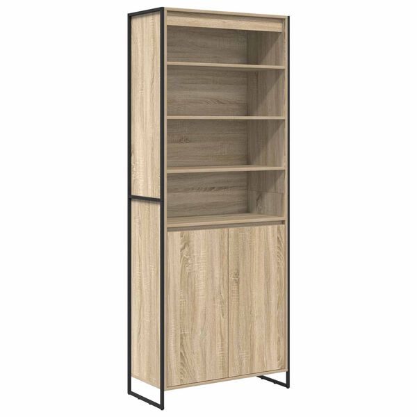 vidaXL Armoires Hautes 2 pcs Sonoma 60 x 36 x 300 cm Bois d'ing&eacute;nierie