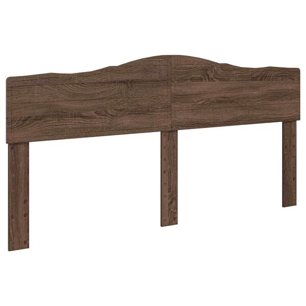 vidaXL T&ecirc;te de lit Ch&ecirc;ne brun 200 cm Bois d'ing&eacute;nierie