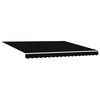 vidaXL Auvent r&eacute;tractable manuel Noir 400 &times; 300 cm