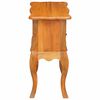 vidaXL Table d'appoint avec tiroir Naturel 60,5 x 30 x 61 cm