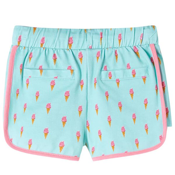 Short pour enfants avec cordon menthe clair 104