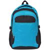 vidaXL Sac à dos d'école 40 L noir et bleu