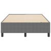 vidaXL Cadre de lit plateforme Gris clair 120 x 200 cm tissu