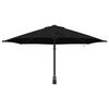 vidaXL Parasol de jardin Noir et Noir 248 x 248 x 148 cm