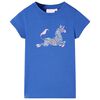 T-shirt pour enfants bleu cobalt 128