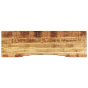 vidaXL Dessus de bureau avec courbe 160x50x2,5 cm manguier massif brut