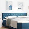vidaXL T&ecirc;te de lit Bleu fonc&eacute; 180 cm Velours