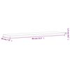 vidaXL Panneaux de biblioth&egrave;que 4 pcs Gris b&eacute;ton 80x20x1,5cm Agglom&eacute;r&eacute;