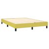 vidaXL Sommier &agrave; lattes de lit avec matelas Vert 140x200 cm Tissu