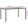 vidaXL Ensemble &agrave; manger de jardin 5 pcs coussins gris r&eacute;sine tress&eacute;e