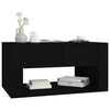 vidaXL Table basse Noir 80x50x40 cm Bois d'ing&eacute;nierie