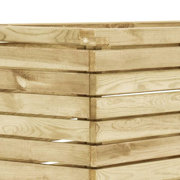 vidaXL Lit sur&eacute;lev&eacute; 100x50x50 cm Bois de pin impr&eacute;gn&eacute;
