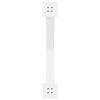 vidaXL Pieds de table &agrave; manger en forme de X, 3 pi&egrave;ces, blanc, 90 x (72-73) cm, acier