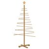 vidaXL Arbre de No&euml;l en bois Marron 150 cm Bambou