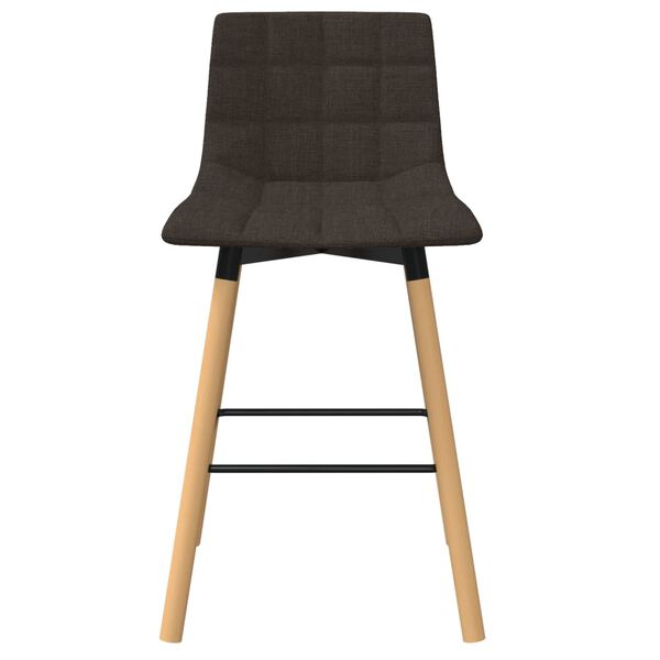 vidaXL Tabouret de bar Taupe Tissu