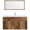 vidaXL Ensemble de meubles salle de bain 3 pcs bois d'ing&eacute;nierie