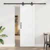 vidaXL Porte coulissante ORKDAL Blanc 73,5 x 211 cm Pin massif